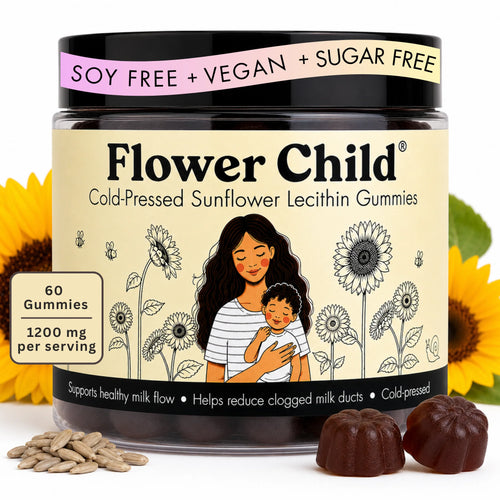 Flower Child - Sunflower Lethicin Gummies (Prevents and Heals Clogged Ducts)